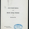FOURTH ANNUAL LUNCHEON [held by] SMITH COLLEGE ALUMNAE [at] MANHATTAN HOTEL (HOTEL;)