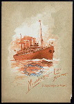 DINNER [held by] NORDDEUTSCHER LLOYD BREMEN [at] SS KAISER WILHELM DER GROSSE (SS;)