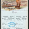 LUNCH; [held by] NORDDEUTSCHER LLOYD BREMEN [at] DAMPFER KAISER WILHELM DER GROSSE; (SS;)