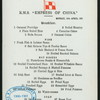 BREAKFAST [held by] CANADIAN PACIFIC RAILWAY COMPANY [at] R.M.S. EMPRESS OF CHINA (SS;)