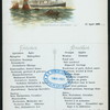 FRUHSTUCK/BREAKFAST [held by] NORDDEUTSCHER LLOYD BREMEN [at] SCHNELLDAMPFER KAISER WILHELM DER GROSSE; (SS;)