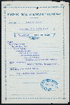 BREAKFAST [held by] PACIFIC MAIL STEAMSHIP CO. [at] EN ROUTE ABOARD PANAMA LINE STEAMSHIP CITY OF PARA (SS;)
