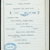 LUNCH [held by] PACIFIC MAIL STEAMSHIP CO. [at] EN ROUTE ABOARD PANAMA LINE STEAMSHIP CITY OF PARA (SS;)