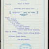 BREAKFAST [held by] PACIFIC MAIL STEAMSHIP CO. [at] EN ROUTE ABOARD PANAMA LINE STEAMSHIP CITY OF PARA (SS;)