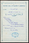 BREAKFAST [held by] PACIFIC MAIL STEAMSHIP CO. [at] EN ROUTE ABOARD PANAMA LINE STEAMSHIP CITY OF PARA (SS;)