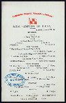 LUNCHEON [held by] CANADIAN PACIFIC RAILWAY [at] EN ROUTE ABOARD R.M.S. EMPRESS OF CHINA (SS;)