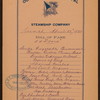 LUNCH [held by] OCCIDENTAL AND ORIENTAL STEAMSHIP CO. [at] EN ROUTE ABOARD S.S. DORIC (SS;)