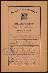 LUNCH [held by] OCCIDENTAL AND ORIENTAL STEAMSHIP CO. [at] EN ROUTE ABOARD S.S. DORIC (SS;)