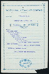 BREAKFAST [held by] PACIFIC MAIL STEAMSHIP CO. [at] EN ROUTE ABOARD PANAMA LINE STEAMSHIP CITY OF PARA (SS;)