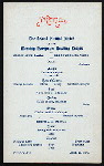 SECOND ANNUAL DINNER [held by] MORNING NEWSPAPER BOWLING LEAGUE [at] MOUQUIN'S