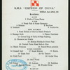LUNCHEON [held by] CANADIAN PACIFIC RAILWAY COMPANY [at] RMS EMPRESS OF CHINA (RR;)