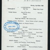 LUNCHEON [held by] CUNARD LINE [at] RMS LUCANIA (SS;)
