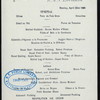 DINNER [held by] CUNARD LINE [at] RMS LUCANIA (SS;)