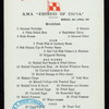 BREAKFAST [held by] CANADIAN PACIFIC RAILWAY COMPANY [at] RMS EMPRESS OF CHINA (RR;)