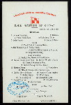 BREAKFAST [held by] CANADIAN PACIFIC RAILWAY COMPANY [at] RMS EMPRESS OF CHINA (RR;)