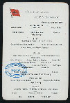 LUNCHEON [held by] CUNARD LINE [at] "R.M.S. ""LUNCANIA""" (SS;)