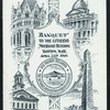 BANQUET TO THE NATIONAL ASSOCIATION OF MANUFACTURERS [held by] CITIZENS MECHANICS BUILDING [at] "MECHANICS' HALL, BOSTON, MA" (OTHER (HALL);)