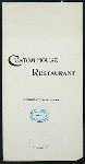 MENU [held by] CUSTOM HOUSE RESTAURANT [at]  (REST;)