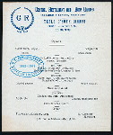 TABLE D'HOTE DINNER [held by] CENTRAL RESTAURANT & ROOF GARDEN [at] "NEW YORK, NY" (REST;)