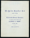 11NTH ANNUAL BANQUET [held by] HARLEM REPUBLICAN CLUB [at] "MANHATTAN HOTEL, NY" (HOTEL)