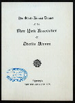 9NTH ANNUAL DINNER [held by] NEW YORK ASSOCIATION OF OBERLIN ALUMNI [at] "SHERRY'S, NY" (REST;)