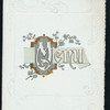 BANQUET [held by] DEGREE TEAM - CAMDEN LODGE #1 -A.O.U.W. [at] ? (?)