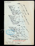 COMPLETE MENU [held by] GUNTHER'S [at] "CHICAGO, IL." (REST;)