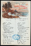 BREAKFAST [held by] NORDDEUTSCHER LLOYD BREMEN [at] SS KAISER WILHELM DER GROSSE (SS;)