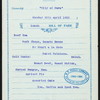LUNCH [held by] PACIFIC MAIL STEAMSHIP COMPANY [at] SS CITY OF PARA (SS;)