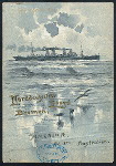 DINNER [held by] NORDDEUTSCHER LLOYD BREMEN [at] SS KAISER WILHELM DER GROSSE (SS;)