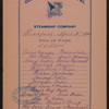 BREAKFAST [held by] OCCIDENTAL & ORIENTAL STEAMSHIP COMPANY [at] SS DORIC (SS;)