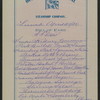 LUNCH [held by] OCCIDENTAL & ORIENTAL STEAMSHIP COMPANY [at] SS DORIC (SS;)