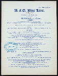 BREAKFAST [held by] BALTIMORE AND OHIO RR ROYAL BLUE LINE [at] CAR HOLLAND (RR;)