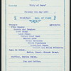 BREAKFAST [held by] PACIFIC MAIL STEAMSHIP COMPANY [at] "S.S. ""CITY OF PARA""" (SS;)