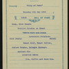 LUNCH [held by] PACIFIC MAIL STEAMSHIP COMPANY [at] "S.S. ""CITY OF PARA""" (SS;)
