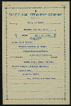 LUNCH [held by] PACIFIC MAIL STEAMSHIP COMPANY [at] "S.S. ""CITY OF PARA""" (SS;)