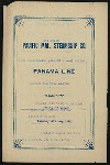 DINNER [held by] PACIFIC MAIL STEAMSHIP COMPANY [at] "S.S. ""CITY OF PARA""" (SS;)
