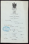 DINNER [held by] HOWARD HOUSE [at] "MALONE, NY" (HOTEL;)