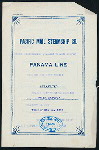 DINNER [held by] PACIFIC MAIL STEAMSHIP COMPANY [at] EN ROUTE ABOARD CITY OF PARA (SS;)