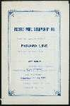 DINNER [held by] PACIFIC MAIL STEAMSHIP COMPANY [at] EN ROUTE ABOARD CITY OF PARA (SS;)