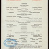 DINNER [held by] RIGGS HOUSE [at] "WASHINGTON, D.C." (HOTEL;)