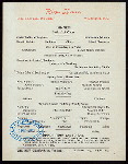 DINNER [held by] RIGGS HOUSE [at] "WASHINGTON, D.C." (HOTEL;)