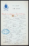 BREAKFAST [held by] GORDON HOTEL [at] "WASHINGTON, D.C." (HOTEL)