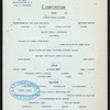 LUNCHEON [held by] GORDON HOTEL [at] "WASHINGTON, D.C." (HOTEL;)