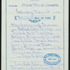 BREAKFAST [held by] PACIFIC MAIL STEAMSHP COMPANY [at] SS CITY OF RIO DE JANEIRO (SS;)