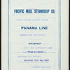 DINNER [held by] PACIFIC MAIL STEAMSHP COMPANY [at] SS CITY OF PARA (SS;)
