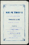 DINNER [held by] PACIFIC MAIL STEAMSHP COMPANY [at] SS CITY OF PARA (SS;)