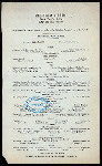 CARTE DU JOUR [held by] REFORM CLUB [at] "[NEW YORK, NY]" ("OTHER,(CLUB);")