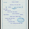 LUNCH [held by] PACIFIC MAIL STEAMSHP COMPANY [at] SS CITY OF PARA (SS;)