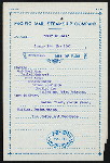 BREAKFAST [held by] PACIFIC MAIL STEAMSHP COMPANY [at] SS CITY OF PARA (SS;)
